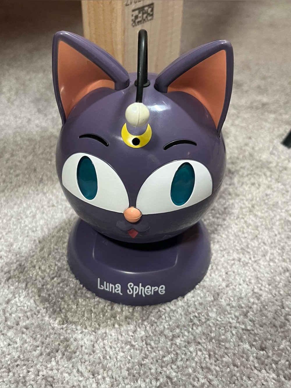 Sailor Moon Luna Cat Sphere Jewelry Trinket Treasure Box Irwin 2001